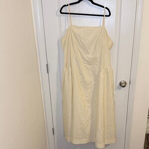A New Day Cream Midi Dress